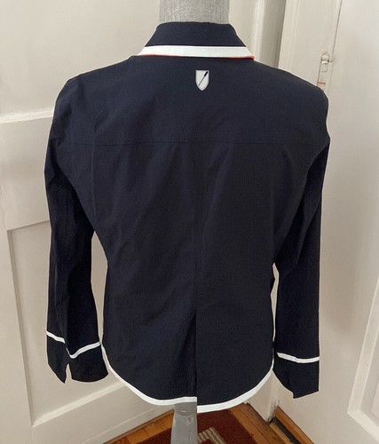 Scull And Sweep Navy Womens Regatta Blazer With Row America Logo large - Picture 3 of 8