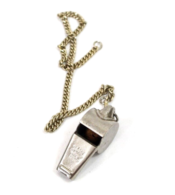 Sifflet en métal vintage The Acme Thunder fabriqué en