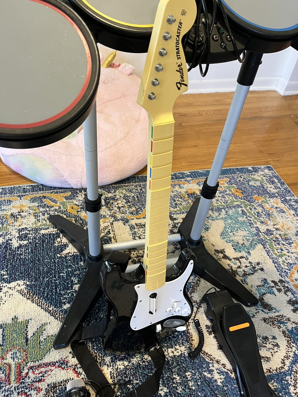 Playstation PS3 PS4 PS2 Rock Band Bundle Guitar Hero Drums Guitar *READ