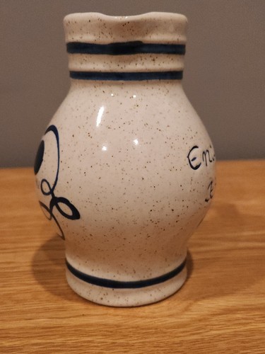 Vintage German Handarbeit Salt Glaze Pitcher - Picture 2 of 6