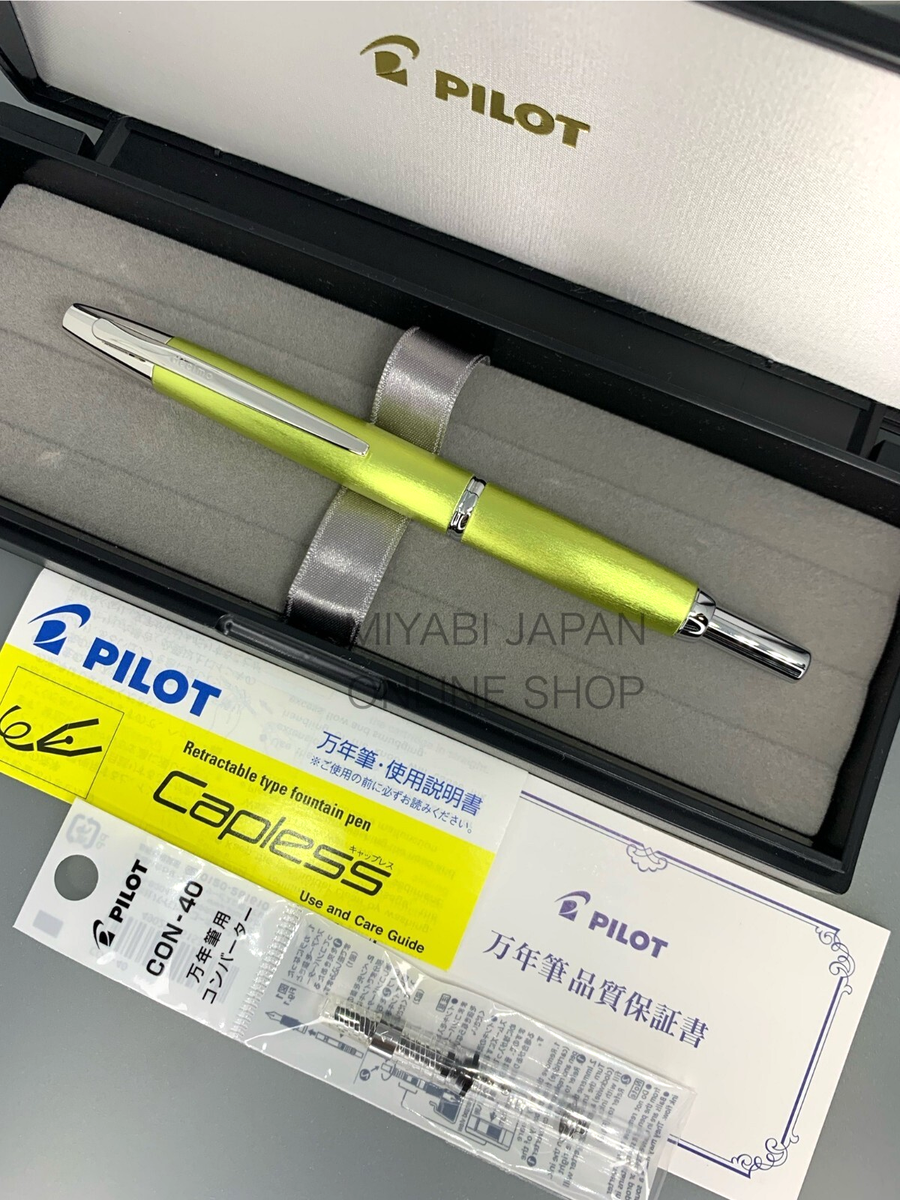 筆記具 PILOT CAPLESS decimo 20Colors Yellow New] PILOT Vanishing Point Decimo 20 Colors Yellow 18K Nib M