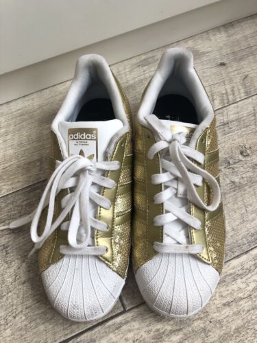 protect Sightseeing Current Adidas Superstar Gold Weiß 37 1/3 - UK 4 1/2 US 6 Sneaker Limited Edition  Schuhe | eBay