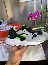 Nike Air Huarache Boys Youth Athletic Shoes Electric Green NEW Box Size 5y