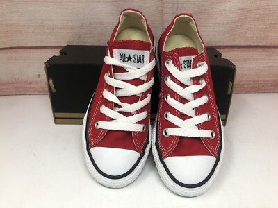 NWB Converse 3J236 Chuck Taylor All Star Core Ox Little Kid Red Sneaker 