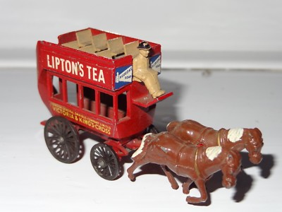 (w) Lesney Matchbox Yesteryear LIPTONS TEA HORSE DRAW BUS - 12