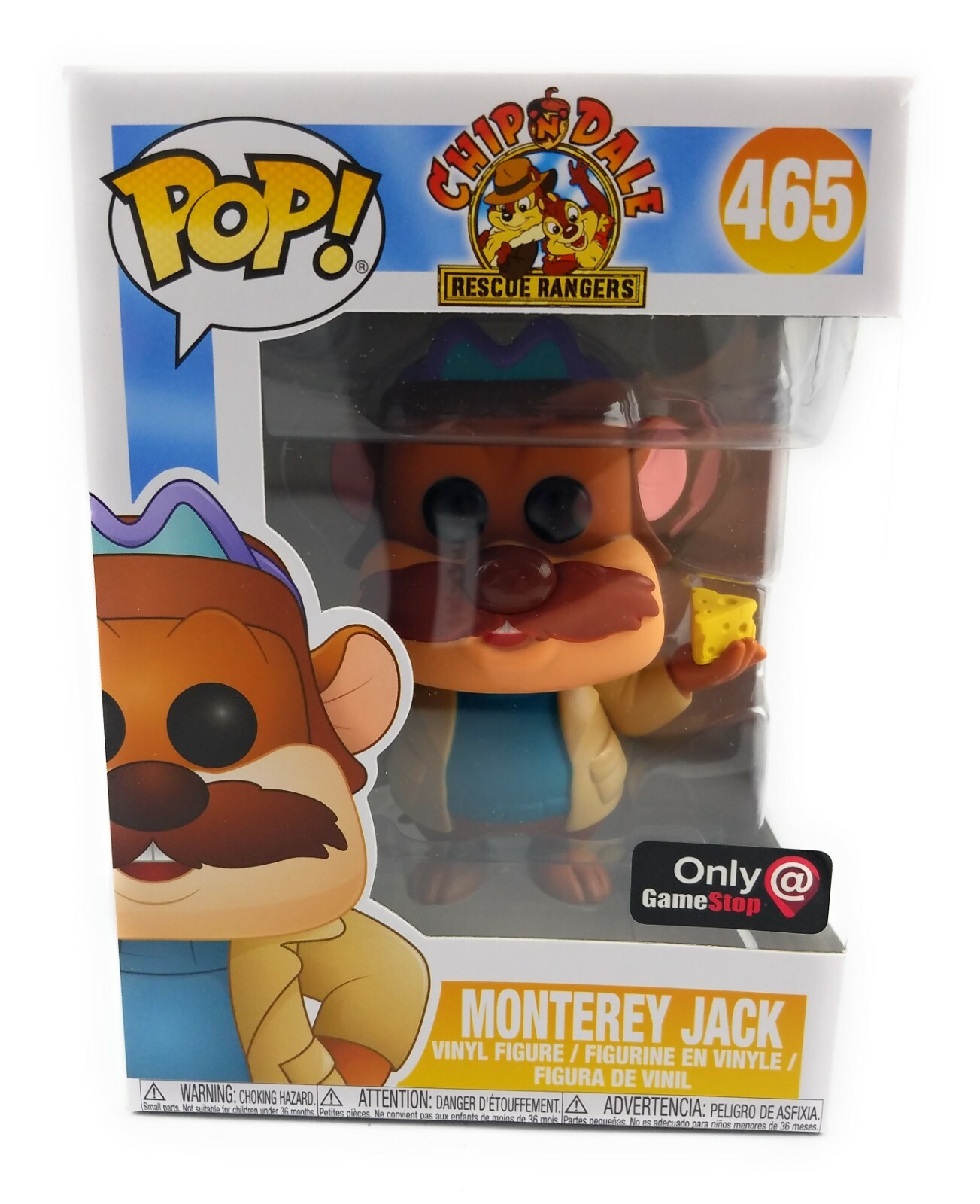 Funko POP Disney Chip N Dale Rescue Rangers Monterey Jack 465 GameStop