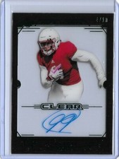 2019 Leaf Trinity Clear JAYLEN SMITH Green Foil Auto RC 4/10 Ravens WR