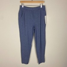 Ministry of Supply Fusion Terry Jogger Pants Blue Womens XL Casual Lounge