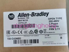 Factory Sealed Allen-Bradley 150-C43NBD SER B SMC-3 Smart Motor Controller