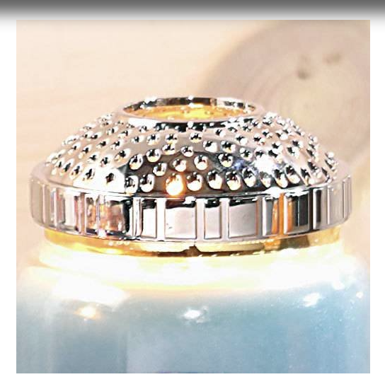 Yankee Candle Illumalid Kensington Silver Punched Illumalid for sale