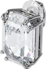 Swarovski 5600860 NEW Women's Earring Clip On Rhodium Clear Crystals