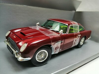 Sunstar 1/18 1963 ASTON MARTIN DB5 New boxed Burgandy red Classic
