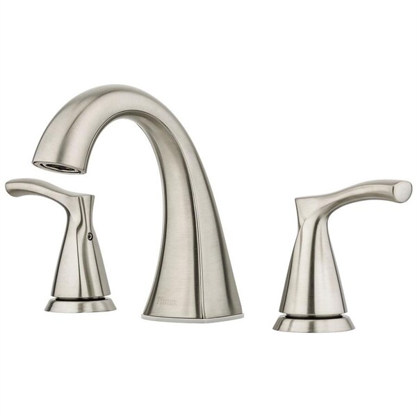 Pfister Masey 2 Handle Brushed Nickel Widespread Watersense