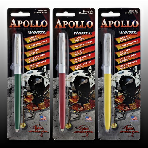 New Fisher Space Pen - Red Cap-O-Matic Ballpoint Pen with Chrome Cap, S251-RE - Picture 6 of 6