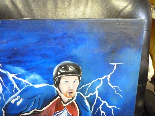 Denver Avalanche Painting by Marcelo B, 2000 - Picture 3 of 4