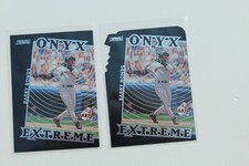 2000 STADIUM CLUB ONYX EXTREME DIE CUT & BASE CARD-NMT-BARRY BONDS-W/  6 FREE !