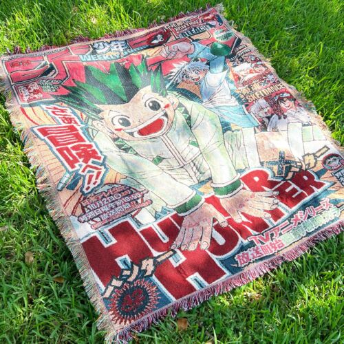 Anime Woven Tapestry Hunter x Hunter Throw Blanket - Picture 2 of 5