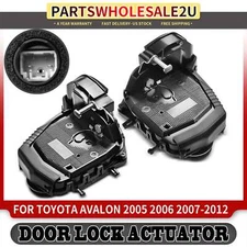 2x Rear LH & RH Door Lock Actuator for Toyota Avalon 2005 2006-2012 Sedan 4-Pins