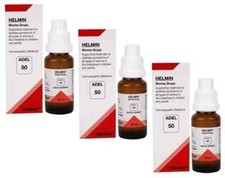 Pack of 3 X ADEL 50 Drops 20ml   Homeopathic Remedy Free Shipping