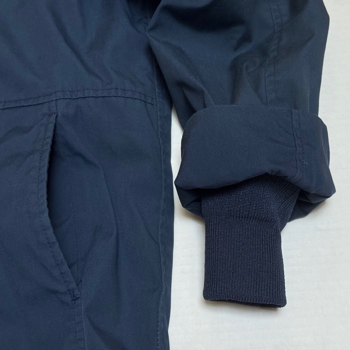 1980s US Navy Utility Jacket Blue Men's 38R USN Petty 1980s US Navy Utility Jacket Blue Men's 38R USN Petty