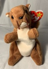 1996 RARE Beanie Baby    NUTS THE SQUIRREL    Style 4114 MINT w/ PVC  TAG ERROR