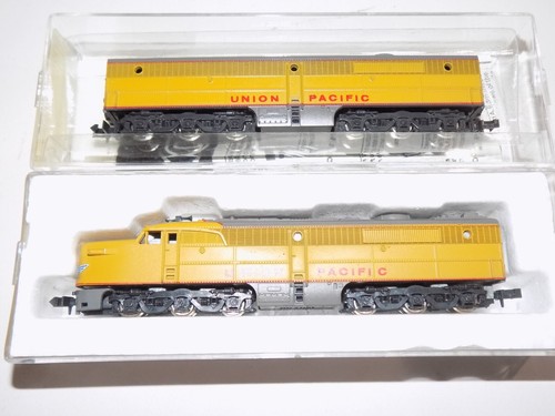 Con-Cor N Scale Pair Union Pacific Powered & Dummy PA-1 #2008 & PB-1 #2048 NIB - Picture 2 of 3