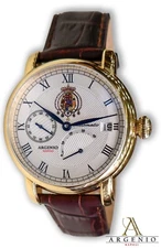 Argenio Naples Automatic Steel Gold Plated Bourbon Kingdom 2 Sicily Watch