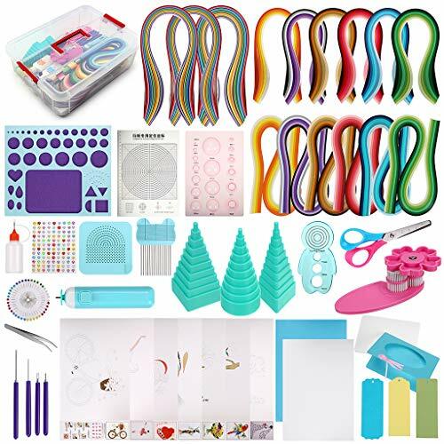 Paper Quilling Kit With 1860 Strips And Quilling Tools And Storage Box Paper - Picture 1 of 7