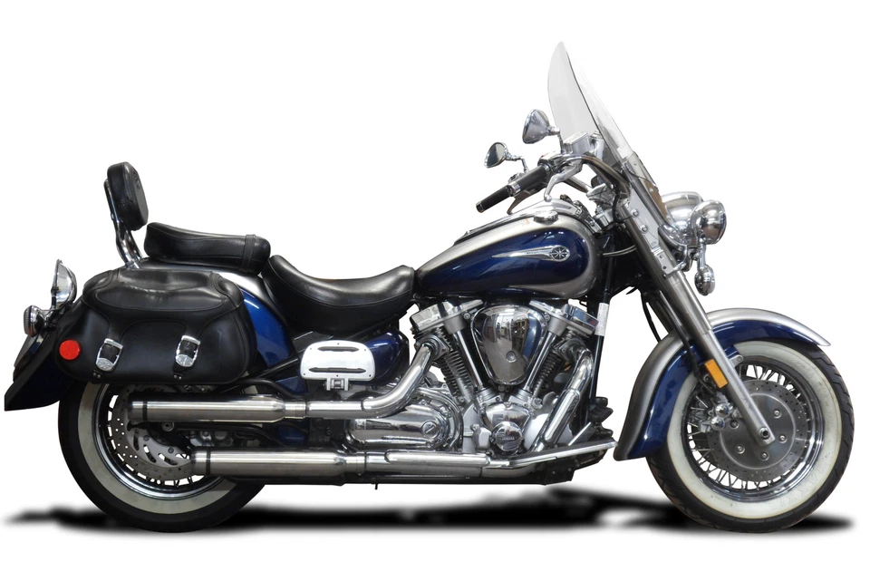 Yamaha Road Star Delkevic 16" Stainless Muffler Exhaust Bull Nose Tip 99-07 - Image 3 of 3