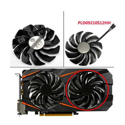 Replacement Cooler Cooling Fan For Gigabyte GTX 1060 1070 T129215SU Fan 85mm - Afbeelding 3 van 22