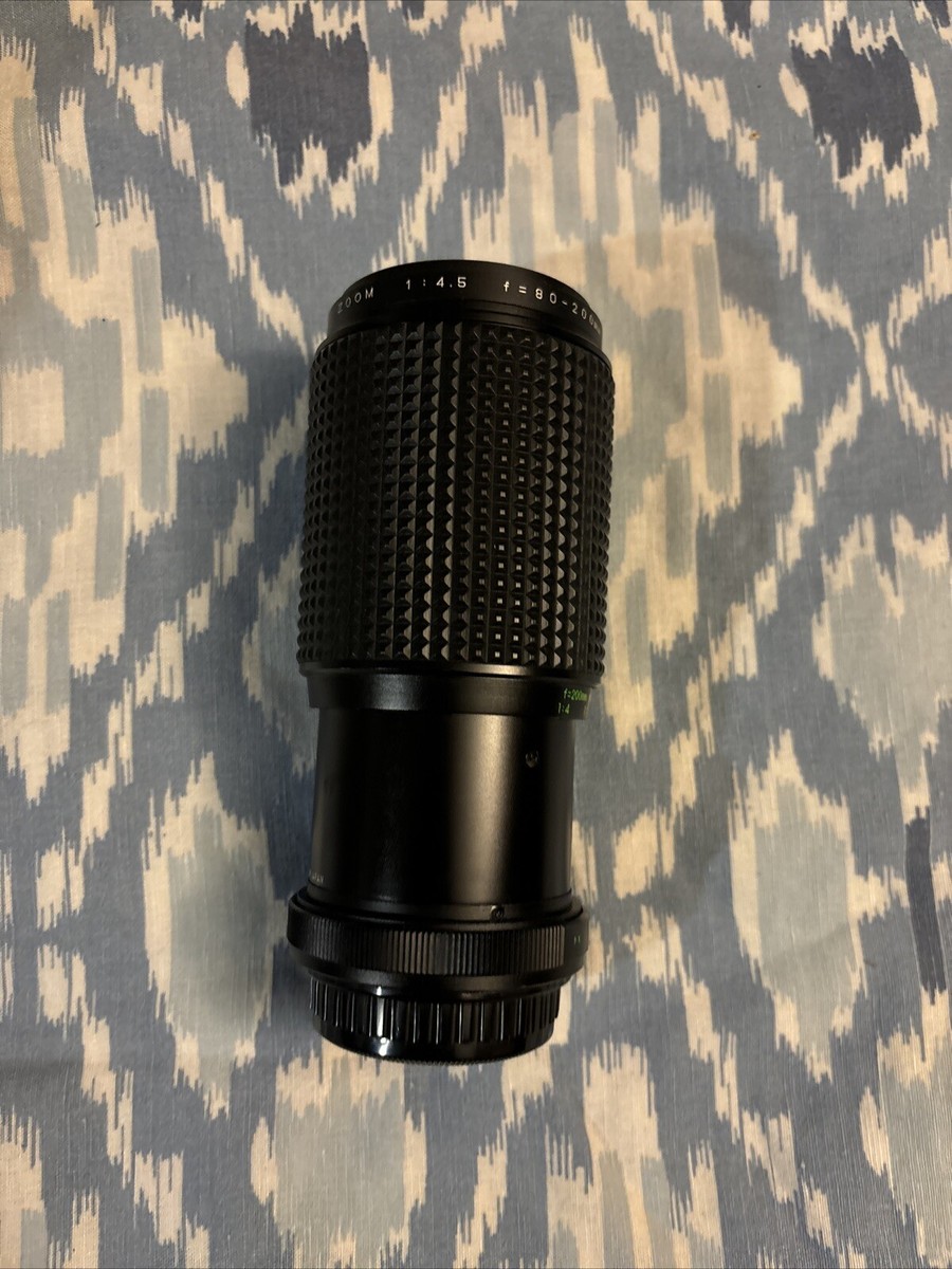 Vintage Makinon MC Auto Zoom 1:4.5 f=80 - 200mm Mount Lens | eBay