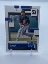 2022 Donruss Baseball Base Rated Rookies #44 Luis Gil - New York Yankees