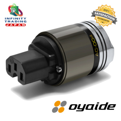 (NEW) OYAIDE IEC connector AC-004 Platinum palladium plating