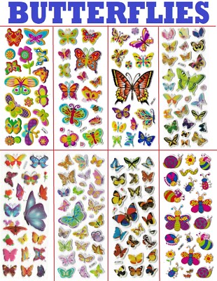 3D Stickers   BUTTERFLIES butterfly Schmetterling farfalla mariposa papillon #2