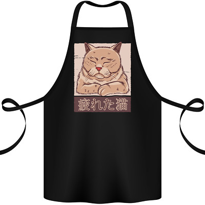 Eine müde Katze Baumwollschürze 100% Bio