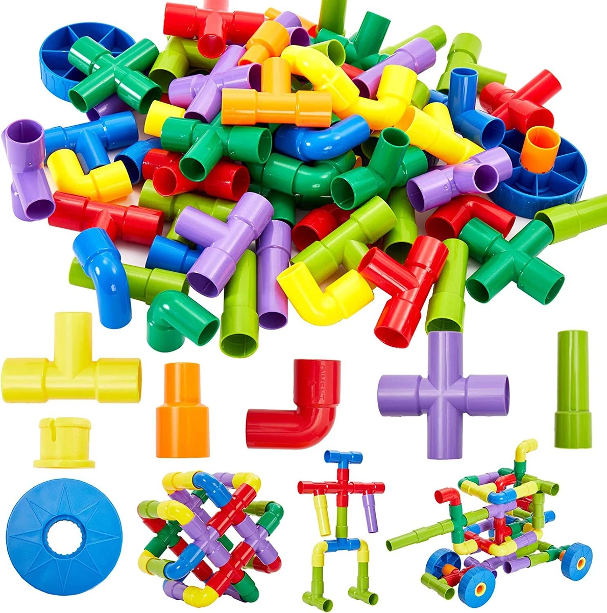 DIY Water Building Blocks Toys Pipeline Educational Toys For Kids