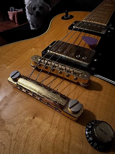 Electric guitar 1978 Les Paul Custom Blonde Beauty Gold hardware Bone nut
