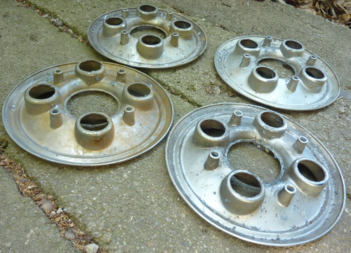 1979 80 81 82 83 Plymouth Dodge Omni Horizon Wheel Center Cap Set 5204012 OEM - Picture 11 of 12