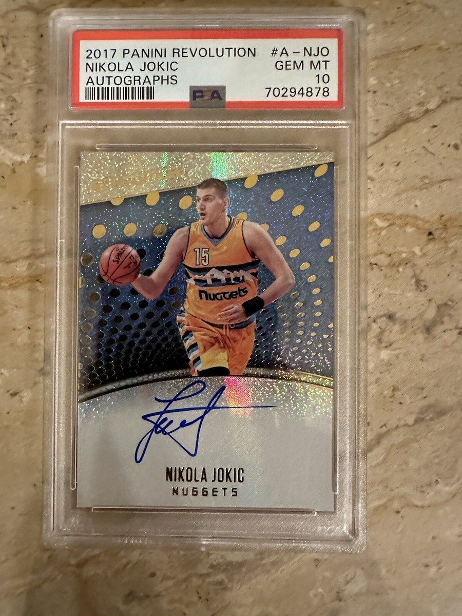 2017 Panini Revolution Autographs Nikola Jokic PSA 10 Gem mint | eBay