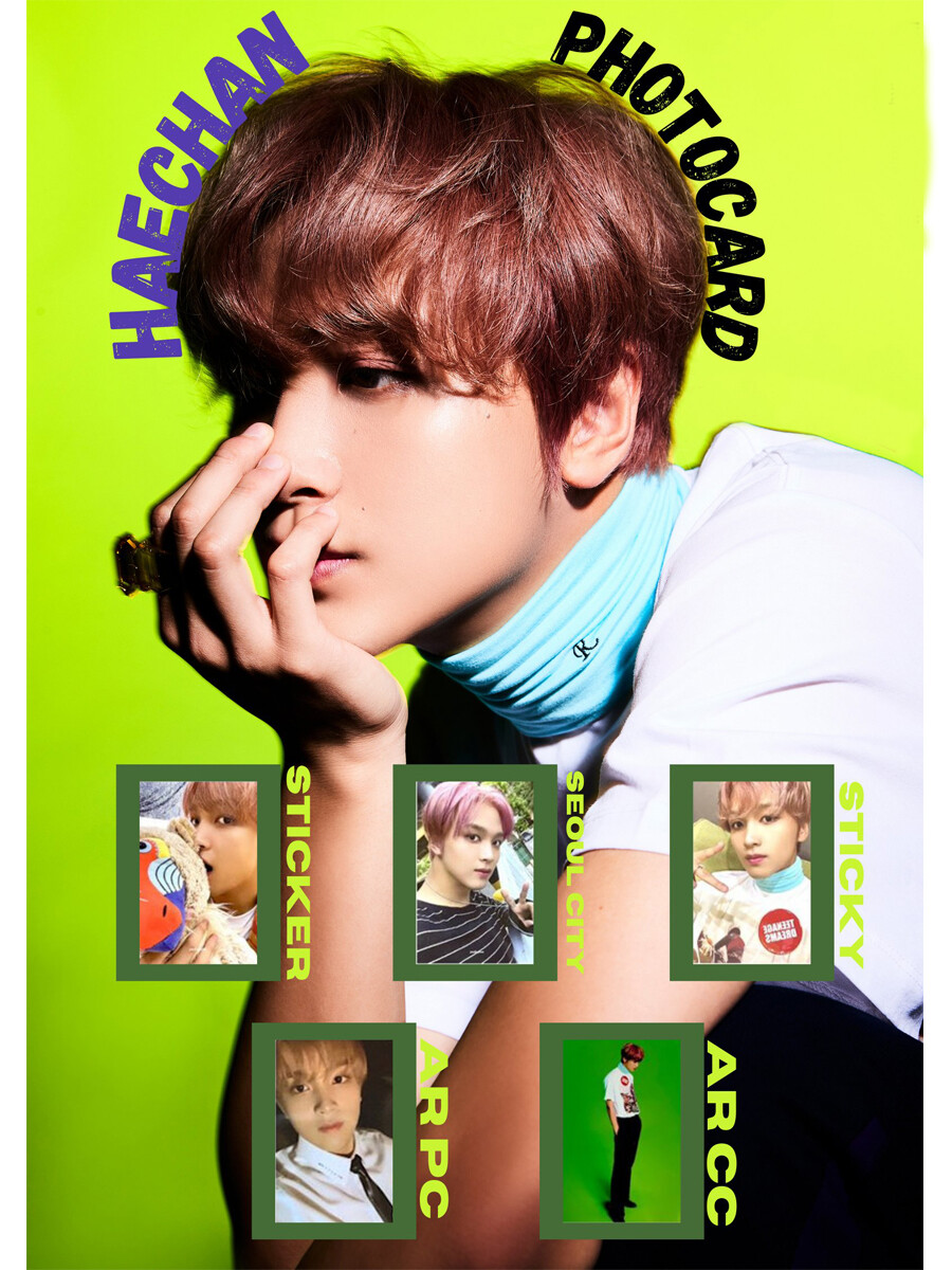 NCT 127 HAECHAN Sticker Official Photocard Photo card PC NCT 127 HAECHAN Sticker Official Photocard Photo card PC