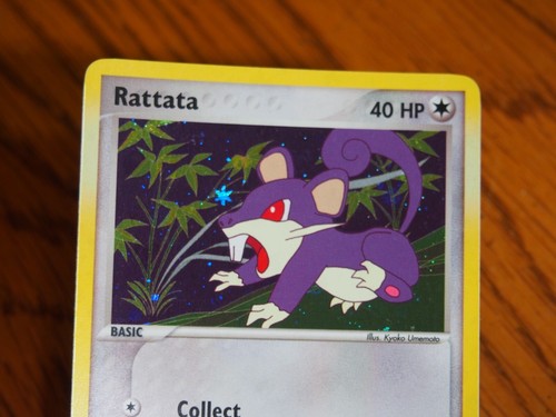 2004 Pokemon Ex Fire Red Leaf Green Rattata foil card, mint condition - Picture 4 of 9