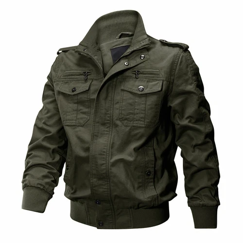 Herren MA-1 Bomberjacke Pilot Fliegermäntel Militär Cargo Jacke Jacken für Mann - Bild 15 von 26