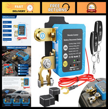12V 240A Remote Battery Disconnect Switch - Automatic Kill Switch for Car, Truck