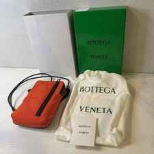 Bottega Veneta Intrecciato Messenger Bag Orange/Black Product Card Dust Bag Box