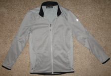 Under Armour Cold Gear Reactor Jacket Mens S Fitted NEW Gray Full Zip Track Mock