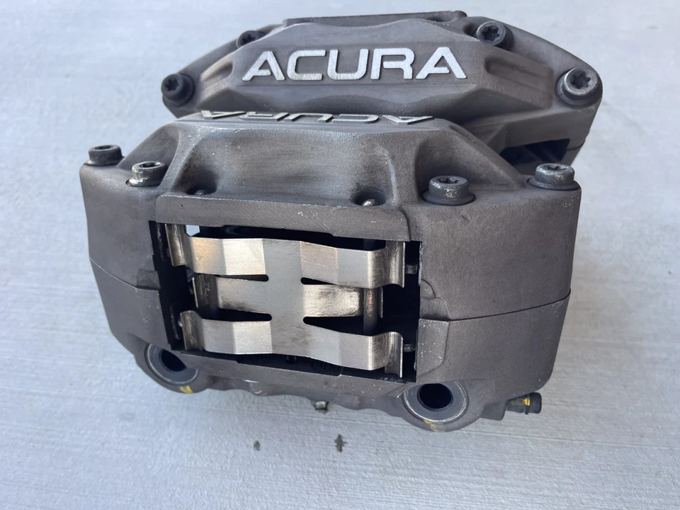 2005-2012 Acura RL Advics Front Left Right 4 Piston Brake Calipers Set Pair OEM - Image 2 of 4