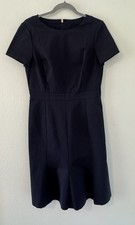 Tory Burch Shania Fit & Flare Navy Dress Career Chic Classic *NO SIZE TAG*