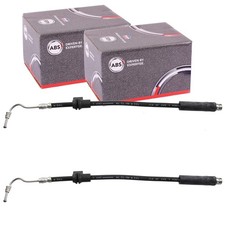 2x A.B.S. BREMSSCHLÄUCHE HINTEN LINKS + RECHTS passend für FORD FIESTA