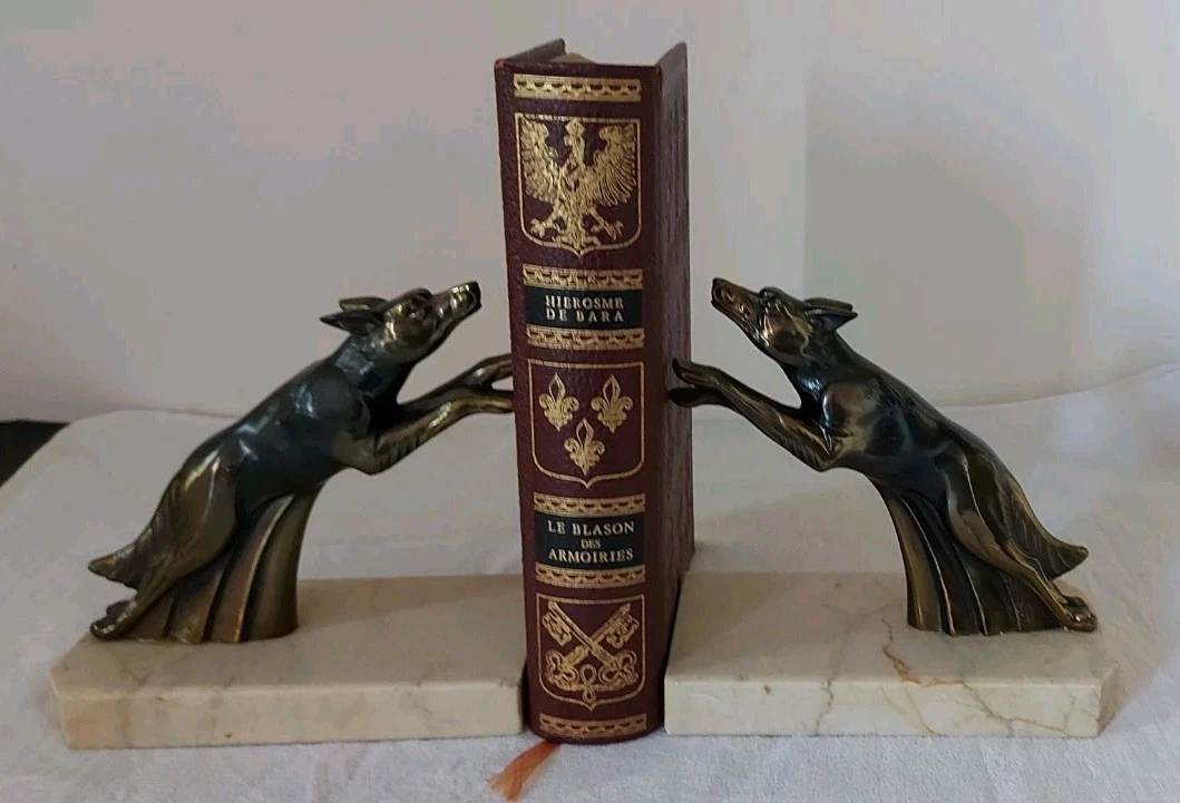 Serre-Livres Planisphère Vintage Art Déco Visitez Ma Boutique