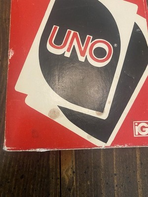 Vintage UNO Card Game 1979 Cards Original Box 100% Complete w/o
